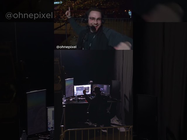 OhnePixel Caught on IEM Katowice Main Stream!😂 #cs2memes #ohnepixel #iemkatowice