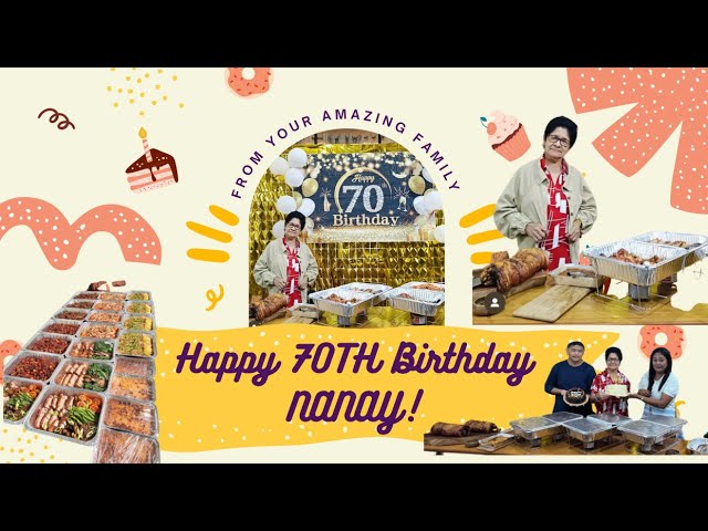 HAPPY 70TH BIRTHDAY NANAY