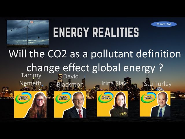 Will the CO2 as a pollutant definition change effect global energy?