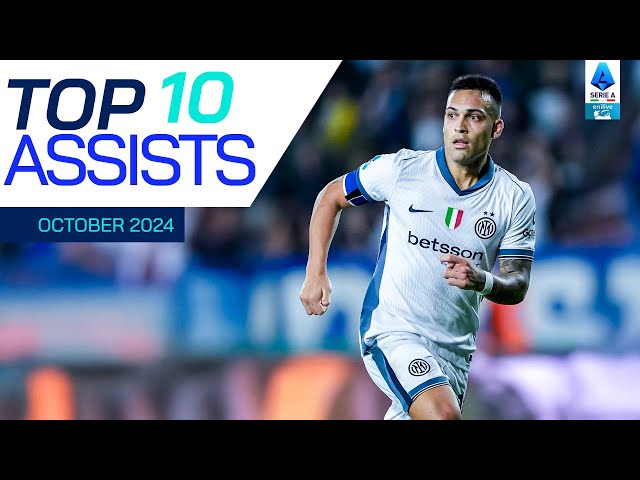 The Top 10 Assists of October | Top Assists | Serie A 2024/25