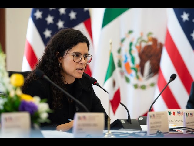 Participación de Luisa María Alcalde en el Diálogo de Alto Nivel en Seguridad México-Estados Unidos