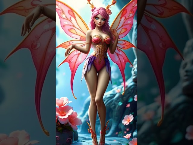 #fairy #beautiful #aiart #angel #fairytales #digitalart #winxclub #art #bloom #midjourney #shorts