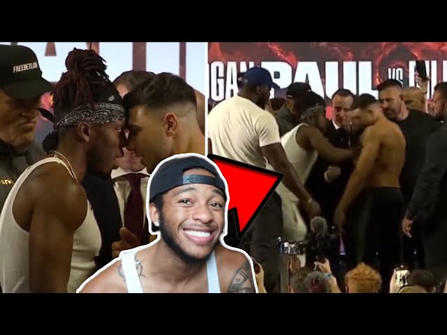 REACTING TO KSI VS TOMMY FURY PRESS CONFERENCE