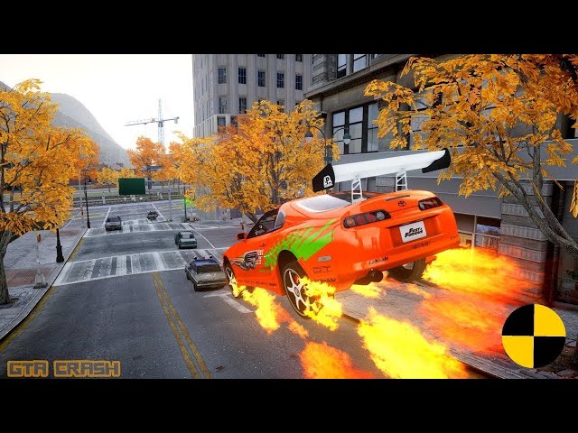 GTA 4 CRASH TESTING REAL CAR 561