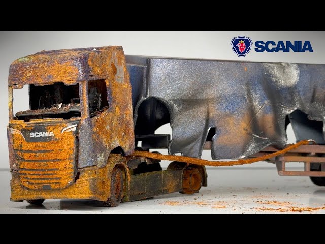 Abandoned Scania Semi Trailer Truck - Full Restoration