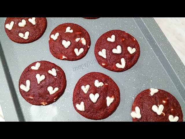 CHEWY RED VELVET COOKIES 💖 Everyone Can Prepare This Recipe!