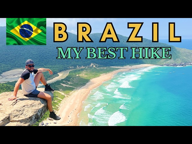 Best Hike (almost a climb) 🧗 in Florianopolis🇧🇷Brazil: Morro Da Coroa & Praia Da Lagoinha Do Este