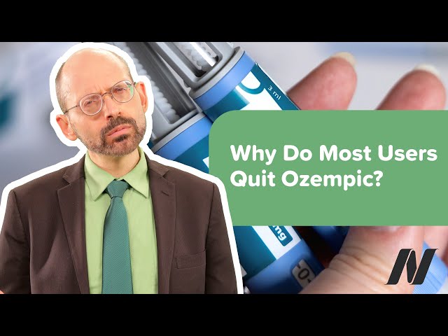 Why Do Most Users Quit GLP-1 Drugs Like Ozempic (Semaglutide) Within Months?