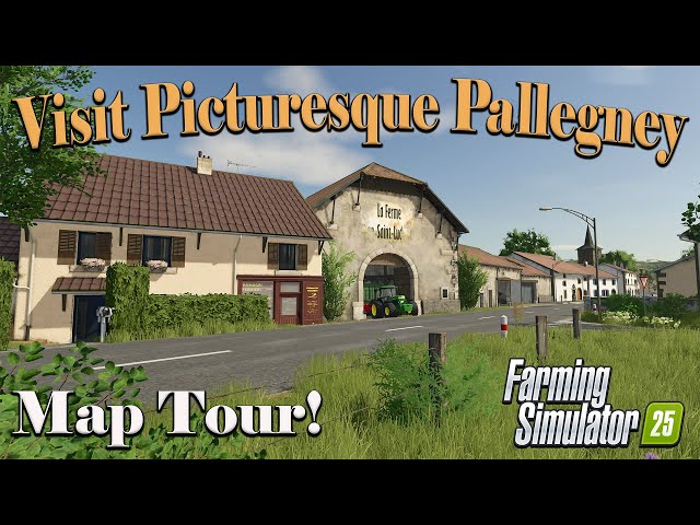 STUNNING “PALLEGNEY” MAP TOUR! ON Farming Simulator 25 (Review) PS5.