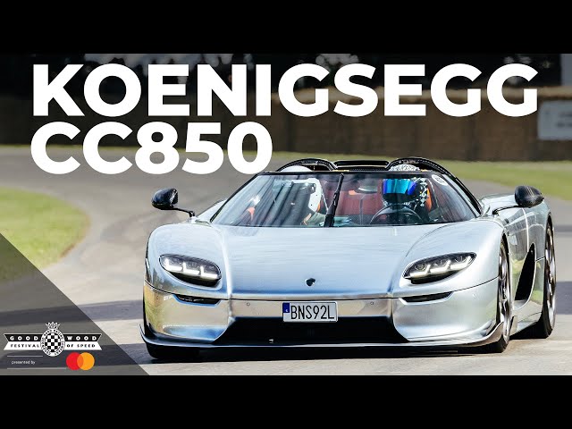 Manual and Automatic? Koenigsegg CC850 makes its Goodwood debut on the Hill