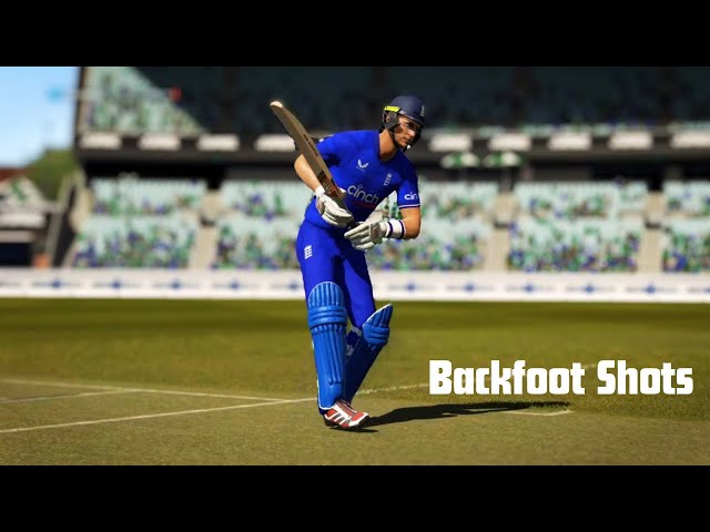 Cricket 24 Back-foot Shots vs Spin Bowling | New Shots PS5