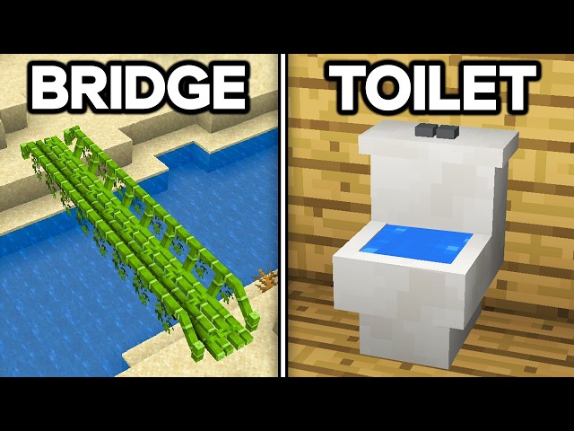 24 Genius Minecraft Build Hacks!