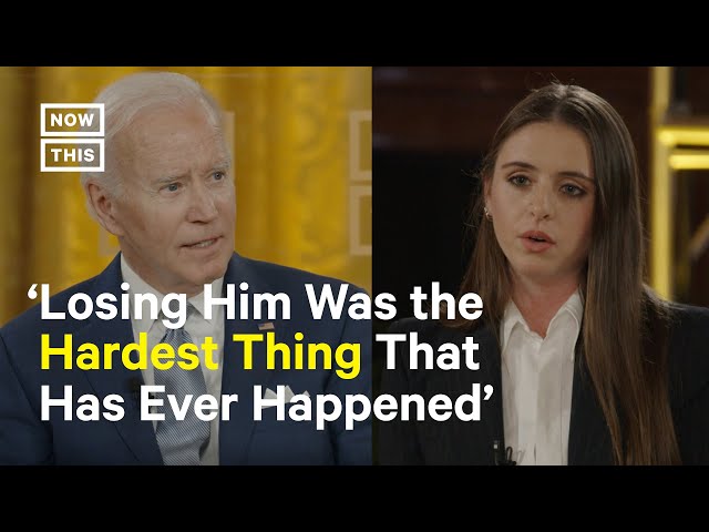 Joe Biden and Natalie Barden, Sister of Sandy Hook Victim, Discuss Gun Reform