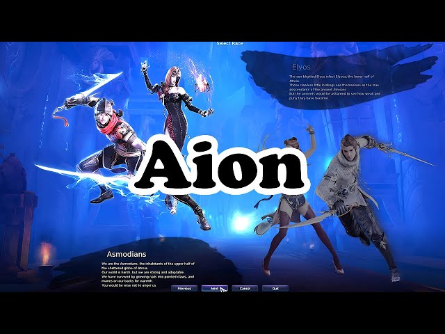 Aion Best Character Creation Complete Guide