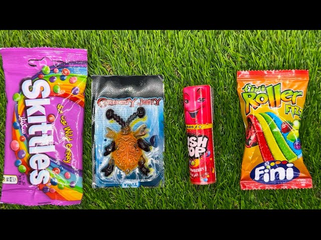 The BEST asmr Satisfying video,candy lipstic,spider jelly,