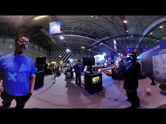 4K 3D 360° VR EGX 2017 : take a a walk round PlayStation VR & PS4 gaming