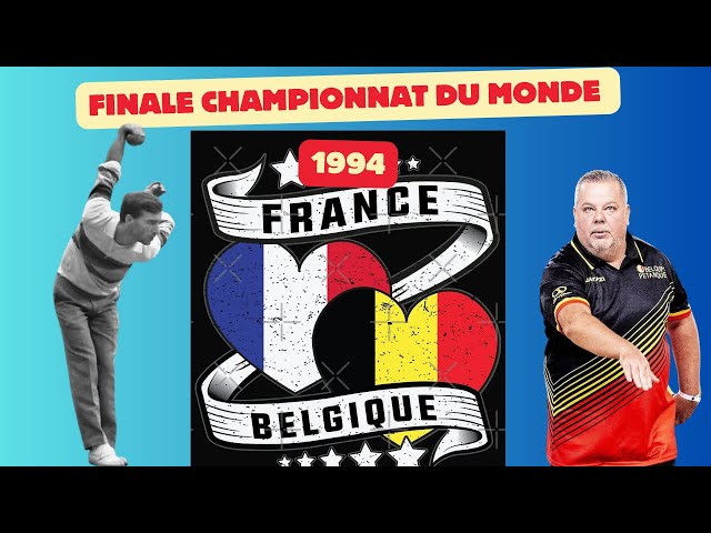 Finale championnat du monde de pétanque 1994 - France vs Belgique