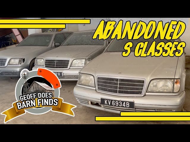 Barn Find... FOUR Mercedes S CLASS... Will they start?