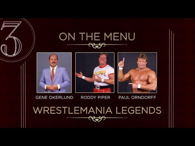 Gene Okerlund, Roddy Piper & Paul Orndoff | Table For 3