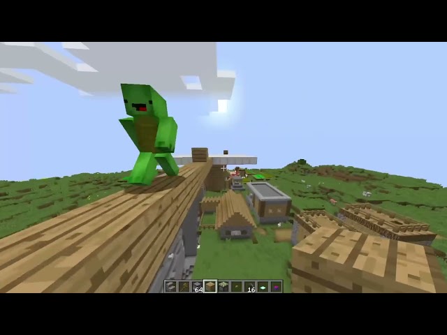 CRYING BANANA CAT VS Security House in Minecraft!