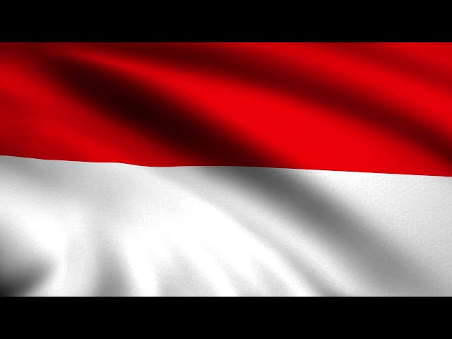 Indonesian Flag (Bendera Indonesia) | Free Royalty | No Copyright | Background Video FHD