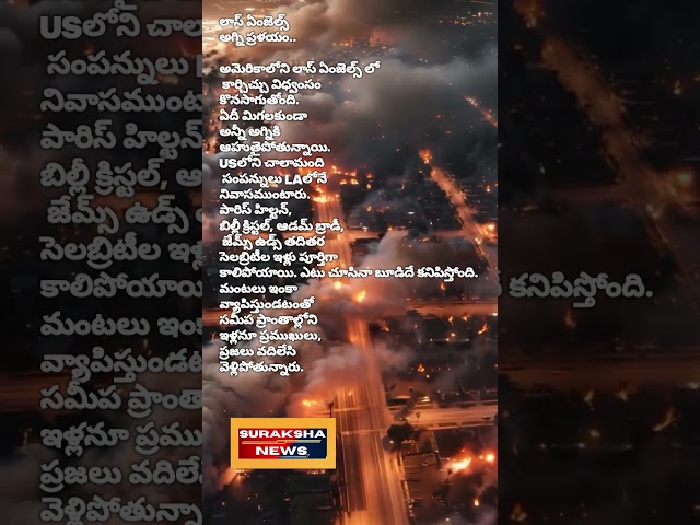 Losangel కార్చిచ్చు | అంతా బూడిదే | #usa #wildfire