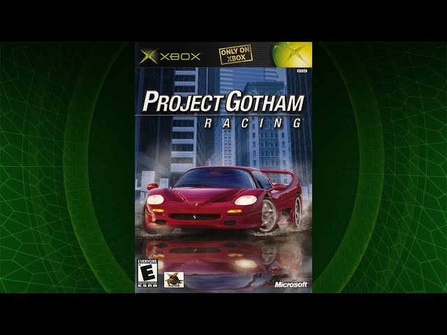 Playing Project Gotham Racing on the Original Xbox