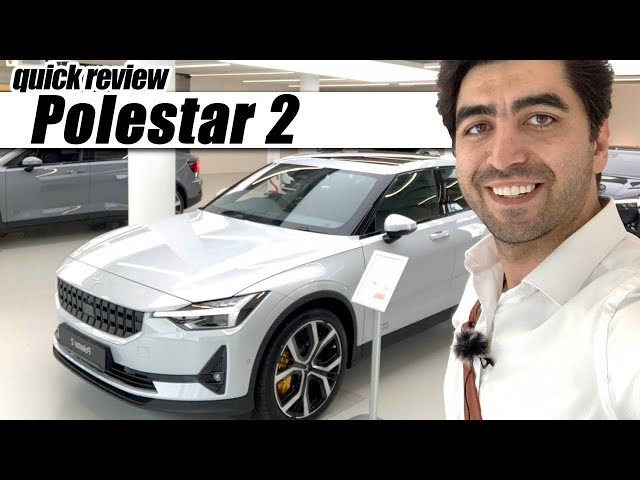 Polestar 2 2022 Quick review #tesla #polestar #porsche 5 exhaust acceleration sound top speed