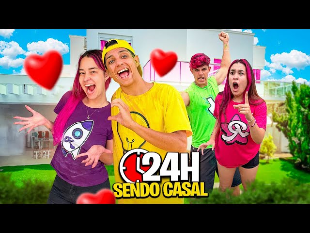 VIRAMOS UM CASAL POR 24 HORAS *Deu briga ?