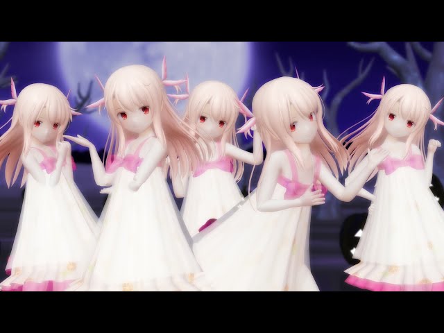 【MMD】【VR180】 イリヤちゃんズで パンプキンズナイトメア