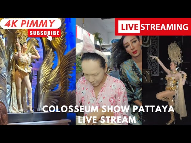 Colosseum Ladyboy Cabaret Show Pattaya LIVE STREAM by Pimmy