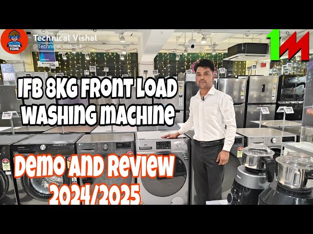 IFB front load washing machine demo and Review Best Washing machine 2024 Only.1990* #ifb