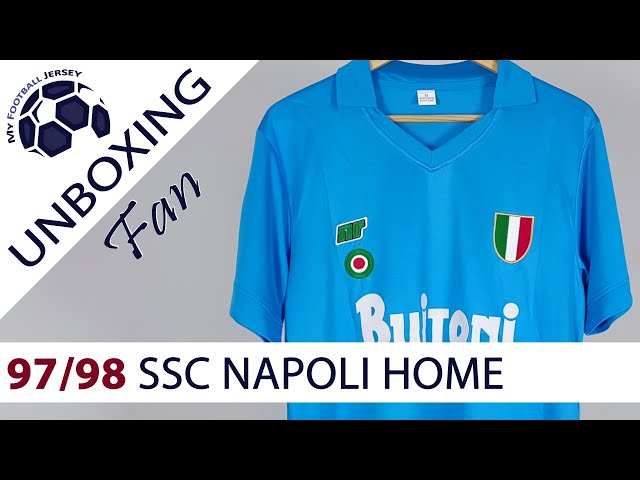 SSC Napoli Home Retro Jersey 87/88 Maradona (GmKits2) Fan Version Unboxing Review