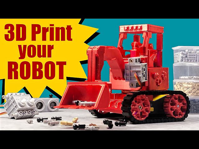 3D Printer + Arduino + LEGO compatible: X-Kit Robot Toy Factory