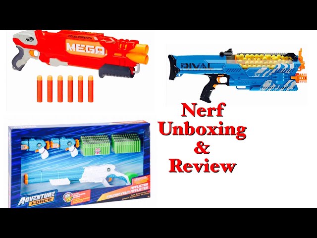 Nerf Unboxing And Review (Nerf War!!!)