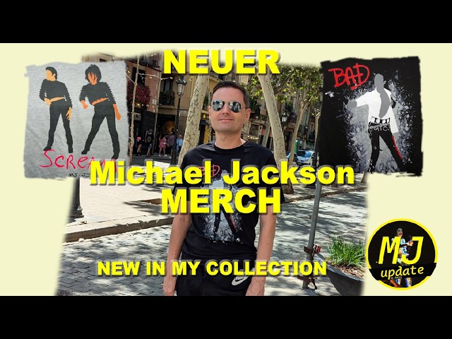 New Michael Jackson T-shirts from YouTuber | MJ Update New In My Collection #13