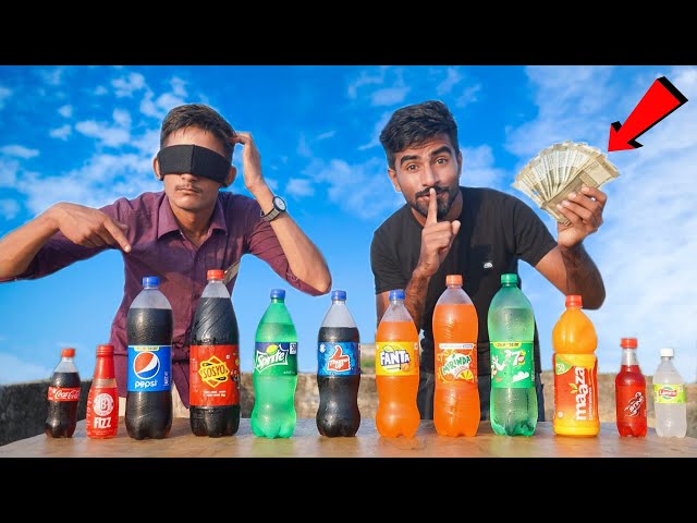 Guess The Cold Drink Challenge - Winner Will Get 20000RS🤑🤑