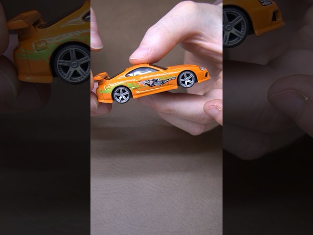 Hot Wheels Fast and Furious Brain‘s Toyota Supra Wheel Swap #paulwalker #hotwheels #fastandfurious