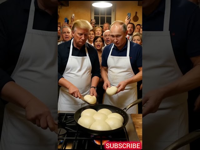 Leaders Trump and Putin are cooking bread #ai #technology #putin #trump #shorts