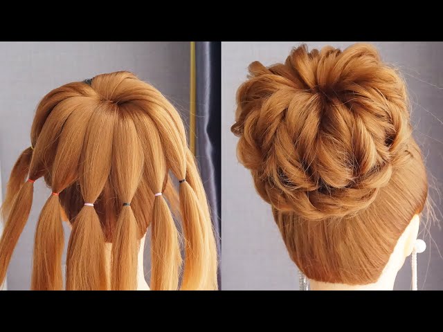 How To Make Messy Bun Hairstyle | Simple Hair Bun Tutorial