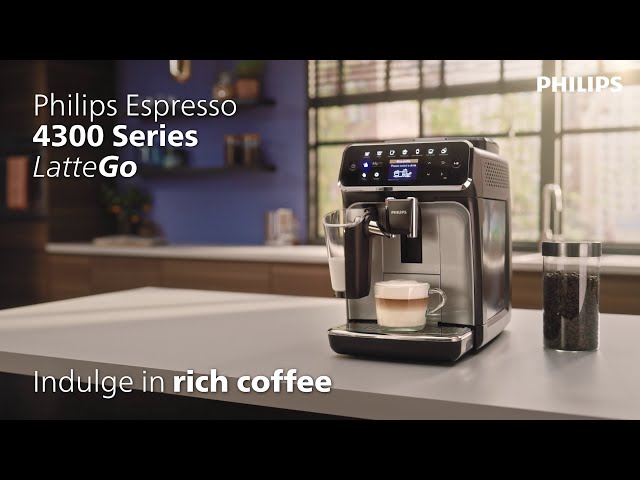 A fully automatic espresso machine for your home | Philips 4300 Series LatteGo