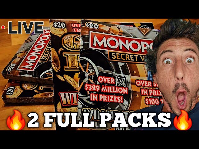 2 Full Books Monopoly VS Goldrush | Scratch Life