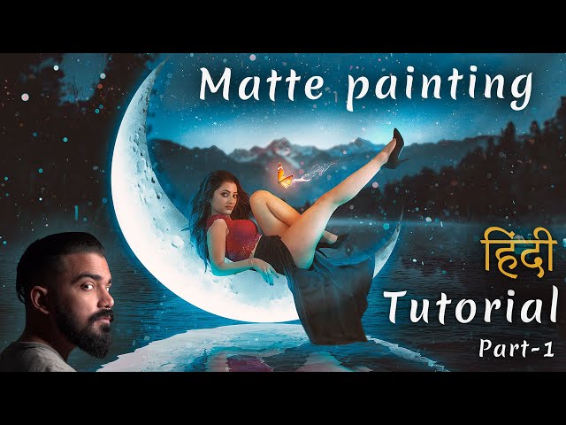 Fantasy Lake Matte Painting Tutorial | Hindi | Director Rao | Part 1 of 2