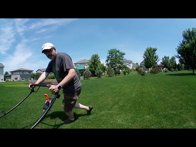 Mowing 360s in VR 360