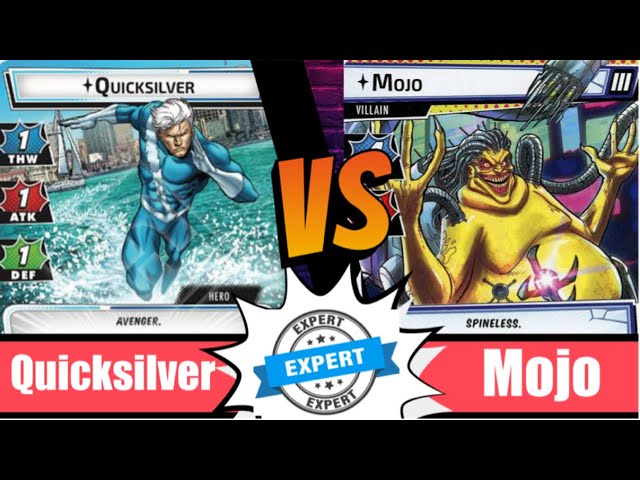 Marvel Champions | Quicksilver | Vs Expert Mojo | True Solo | Protection | Expert | Mojo Mania