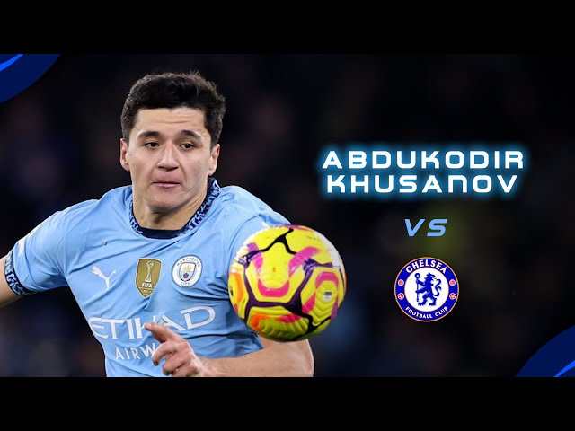 Abdukodir Khusanov's debut at Manchester City!