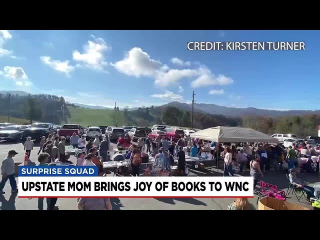 Surprise Squad: Upstate mom brings joy of books to WNC