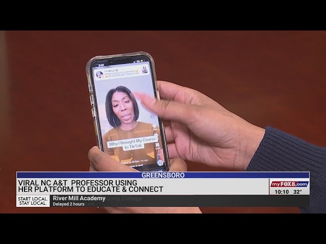 Viral NC A&T State University professor starts TikTok trend