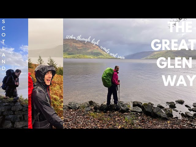 Story of The Great Glen Way in Scotland | 79 miles hiking and wild camping in high winds and rain