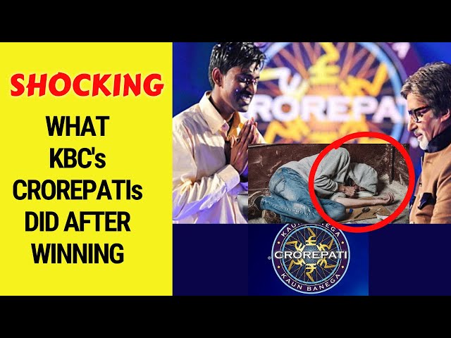 SHOCKING 😵 WHAT KBC's CROREPATIs did after winning CRORES